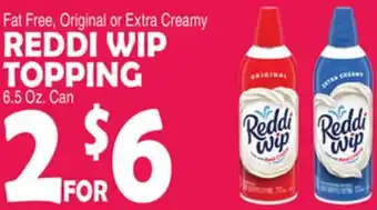 Bravo Supermarkets REDDI WIP TOPPING offer