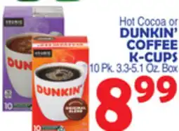 Bravo Supermarkets DUNKIN' COFFEE K-CUPS offer