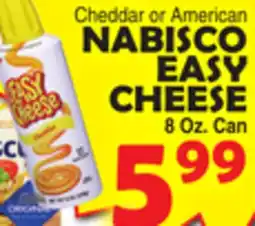 Bravo Supermarkets NABISCO EASY CHEESE offer