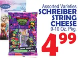 Bravo Supermarkets SCHREIBER STRING CHEESE offer