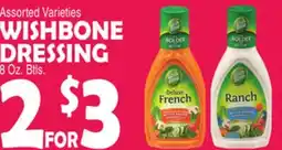 Bravo Supermarkets WISHBONE DRESSING offer