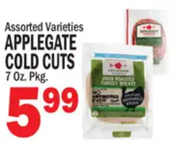 Bravo Supermarkets APPLEGATE COLD CUTS offer