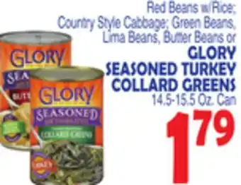 Bravo Supermarkets GLORY SEASONED TURKEY COLLARD GREENS offer