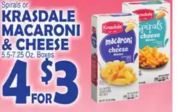 Bravo Supermarkets KRASDALE MACARONI & CHEESE offer