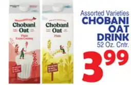 Bravo Supermarkets CHOBANI OAT DRINK offer