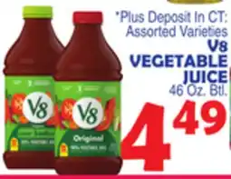 Bravo Supermarkets V8 VEGETABLE JUICE offer