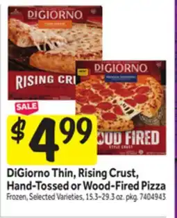 Stop&Shop DiGiorno Thin, Rising Crust, Hand-Tossed or Wood-Fired Pizza offer