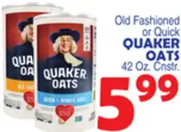 Bravo Supermarkets QUAKER OATS offer