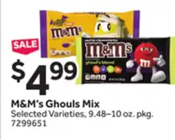 Stop&Shop M & M's Ghouls Mix offer