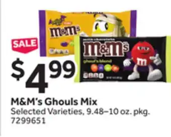 Stop&Shop M & M's Ghouls Mix offer