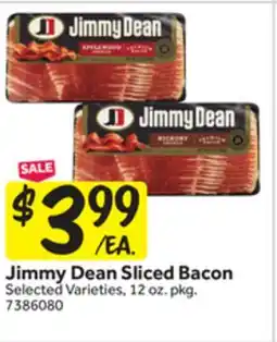 Stop&Shop Jimmy Dean Sliced Bacon offer