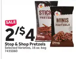 Stop&Shop Stop & Shop Pretzels offer