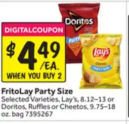 Stop&Shop FritoLay Party Size offer