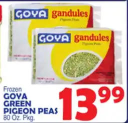 Bravo Supermarkets GOYA GREEN PIGEON PEAS offer