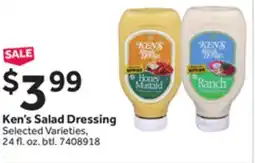 Stop&Shop Ken's Salad Dressing offer