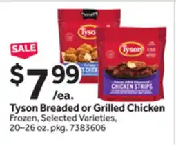 Stop&Shop Tyson Breaded or Grilled Chicken offer