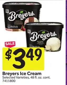Stop&Shop Breyers Ice Cream offer