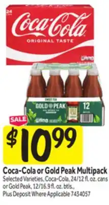 Stop&Shop Coca-Cola or Gold Peak Multipack offer