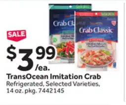 Stop&Shop TransOcean Imitation Crab offer