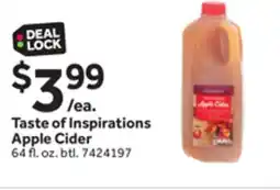 Stop&Shop Taste of Inspirations Apple Cider offer