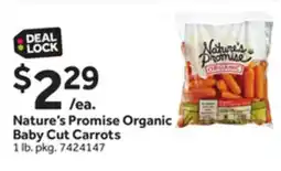Stop&Shop Nature's Promise Organic Baby Cut Carrots offer