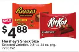 Stop&Shop Hershey's Snack Size offer