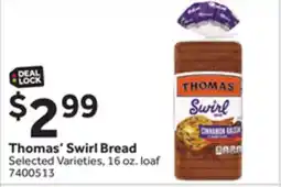 Stop&Shop Thomas' Swirl Bread offer