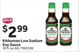 Stop&Shop Kikkoman Low Sodium Soy Sauce offer