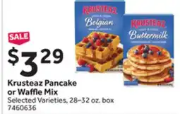 Stop&Shop Krusteaz Pancake or Waffle Mix offer