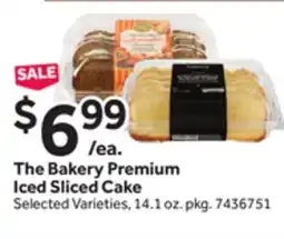 Stop&Shop The Bakery Premium Iced Sliced Cake offer
