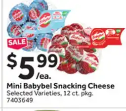 Stop&Shop Mini Babybel Snacking Cheese offer