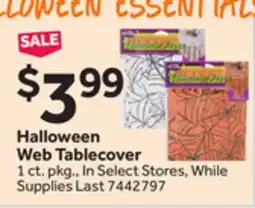Stop&Shop Halloween Web Tablecover offer