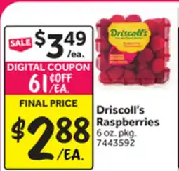 Stop&Shop Driscoll's Raspberries offer