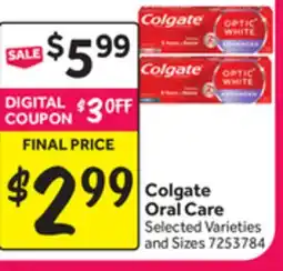 Stop&Shop Colgate Oral Care offer