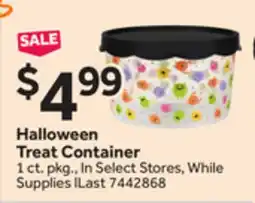 Stop&Shop Halloween Treat Container offer