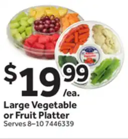 Stop&Shop Large Vegetable or Fruit Platter offer