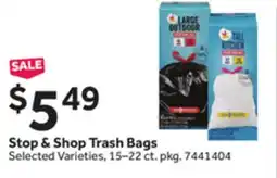 Stop&Shop Stop & Shop Trash Bags offer