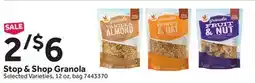 Stop&Shop Stop & Shop Granola offer