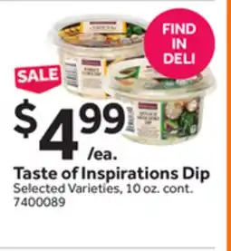 Stop&Shop Taste of Inspirations Dip offer