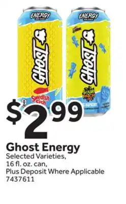 Stop&Shop Ghost Energy offer
