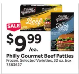 Stop&Shop Philly Gourmet Beef Patties offer