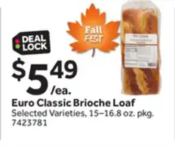 Stop&Shop Euro Classic Brioche Loaf offer