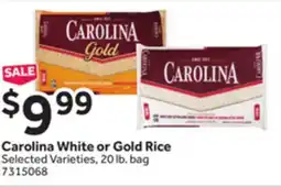 Stop&Shop Carolina White or Gold Rice offer