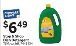 Stop&Shop Stop & Shop Dish Detergent offer
