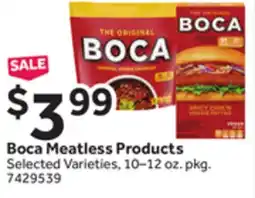 Stop&Shop Boca Meatless Products offer