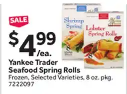 Stop&Shop Yankee Trader Seafood Spring Rolls offer