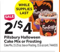Stop&Shop Pillsbury Halloween Cake Mix or Frosting offer