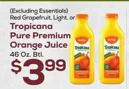 DeCicco & Sons Tropicana Pure Premium Orange Juice offer