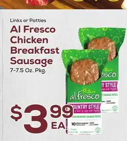 DeCicco & Sons Al Fresco Chicken Breakfast Sausage offer