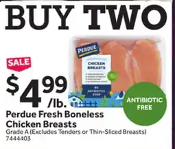 Stop&Shop Perdue Fresh Boneless Chicken Breasts offer
